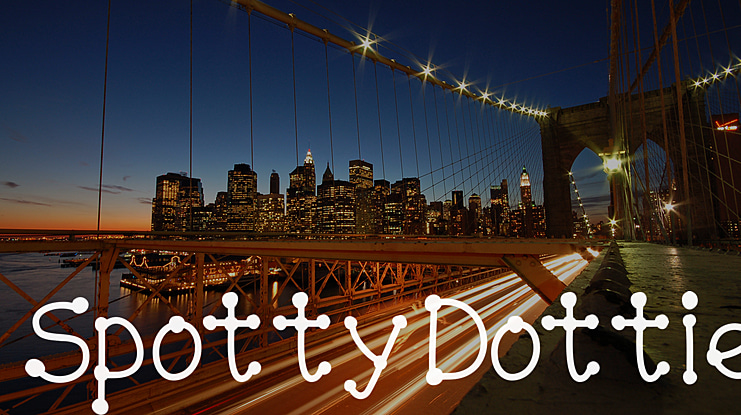 SpottyDottie Font