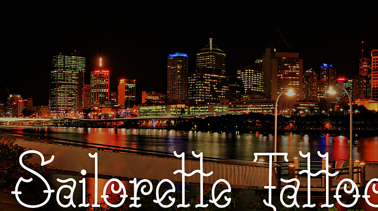 Sailorette Tattoo Font