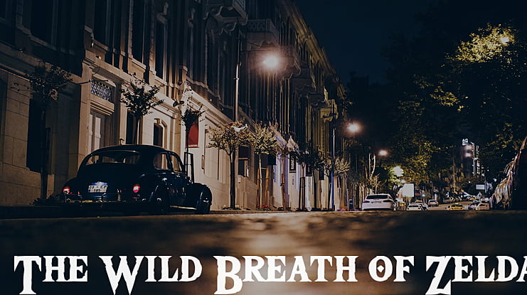 The Wild Breath of Zelda Font