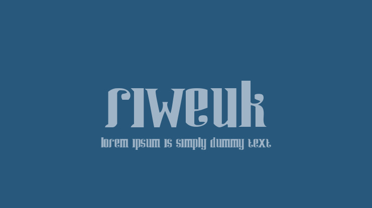 Riweuk Font