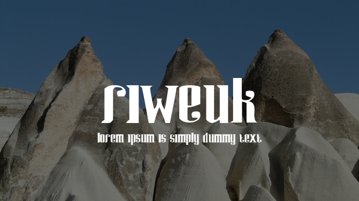 Riweuk Font