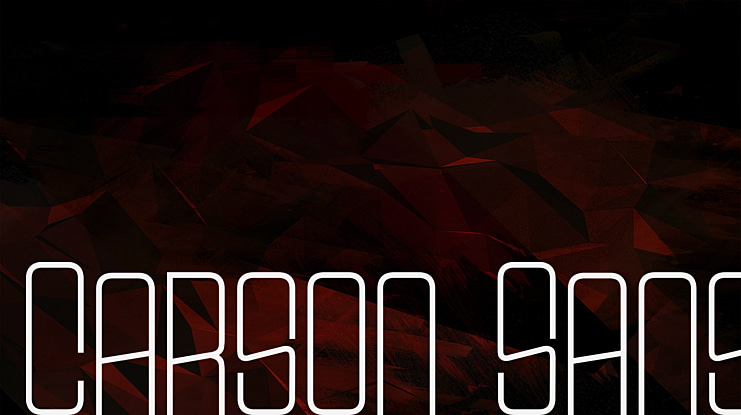Carson Sans Font