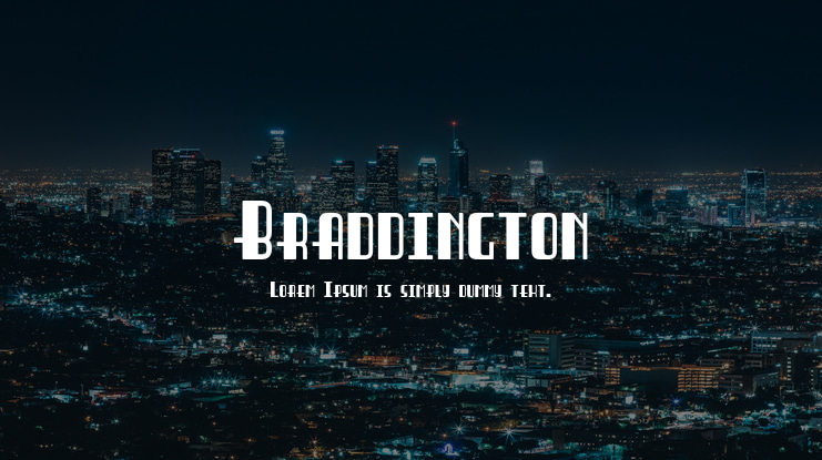 Braddington Font Family