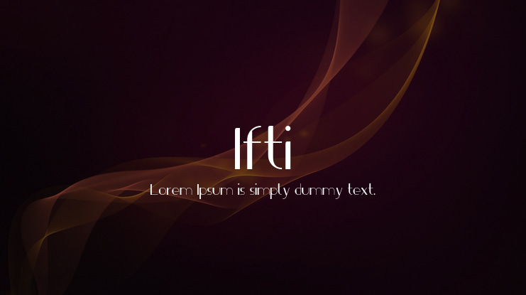 Ifti Font
