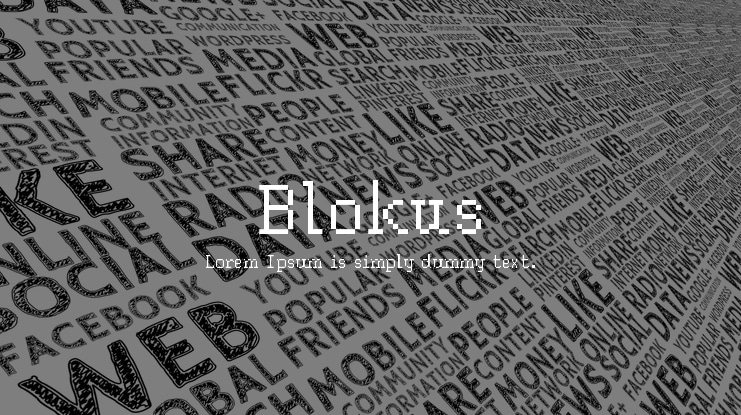 Blokus Font