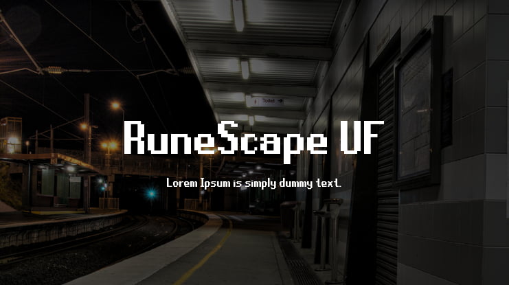 RuneScape UF Font