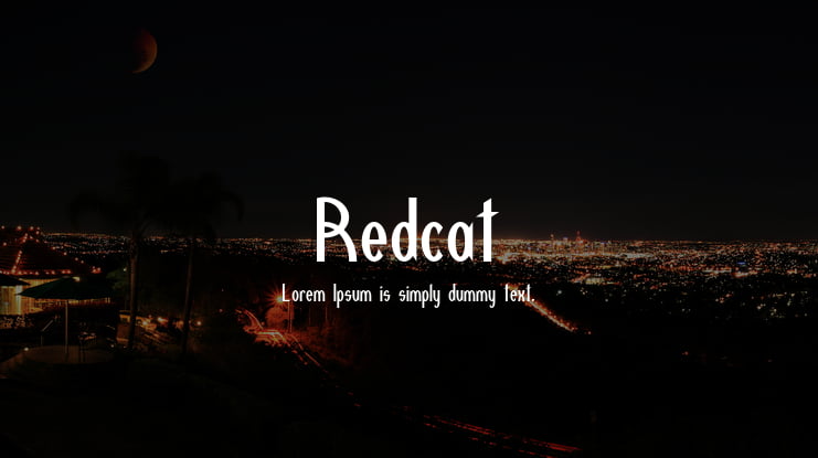 Redcat Font