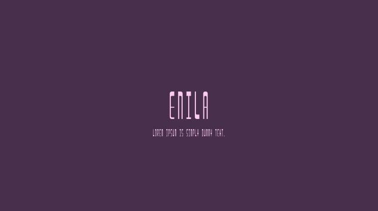 Enila Font