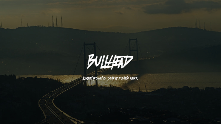Bullhead Font