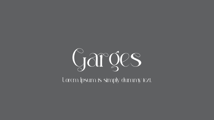 Garges Font