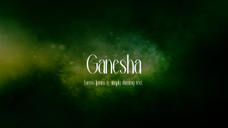 Ganesha Font