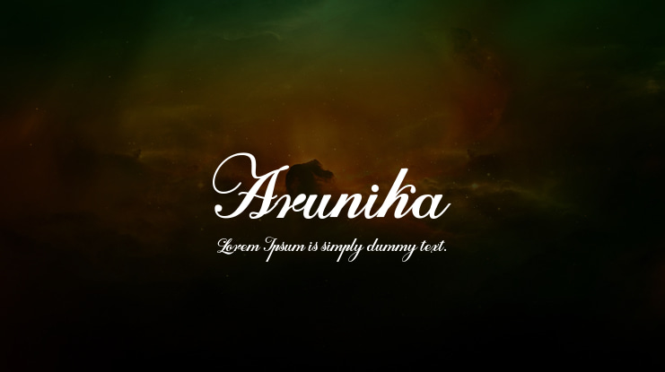 Arunika Font