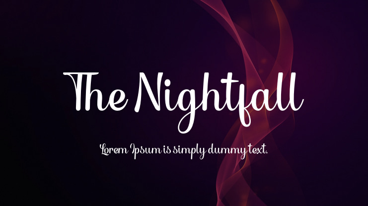 The Nightfall Font