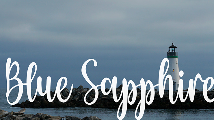Blue Sapphire Font