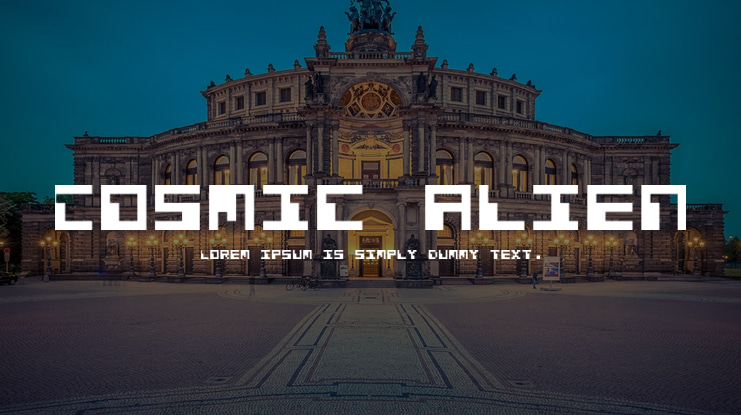 Cosmic Alien Font