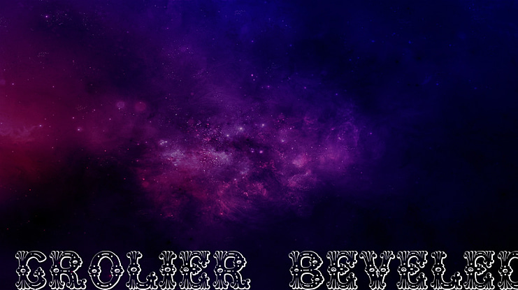 Grolier Beveled Font