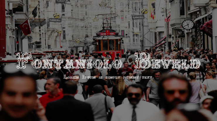 Fontaniolo Beveld Font