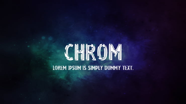 Chrom Font