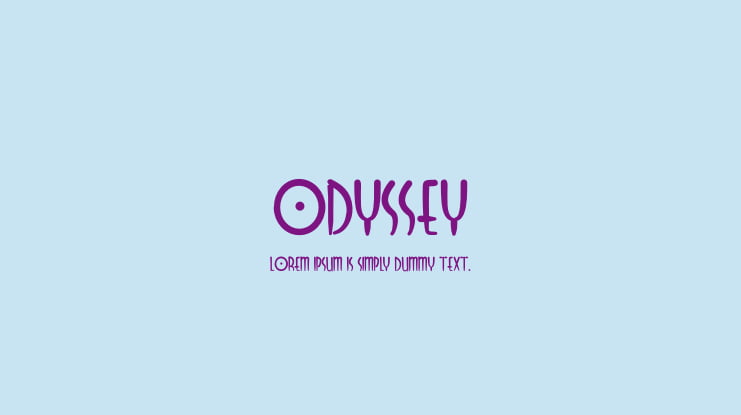 Odyssey Font