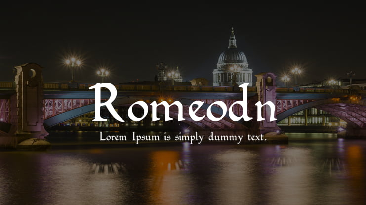 Romeodn Font