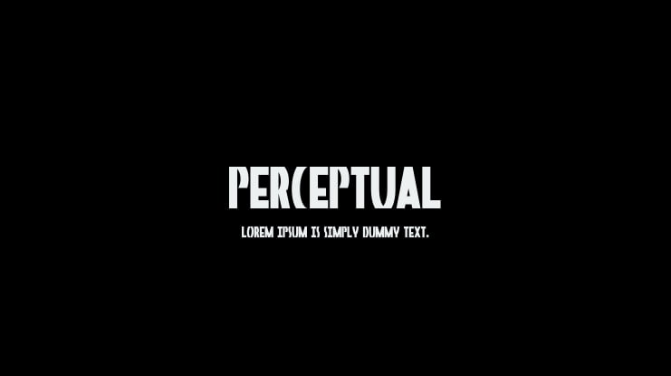 Perceptual Font