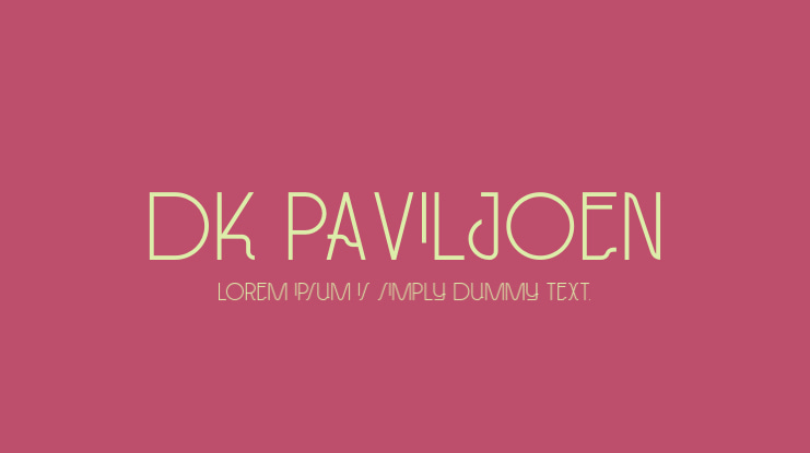 DK Paviljoen Font