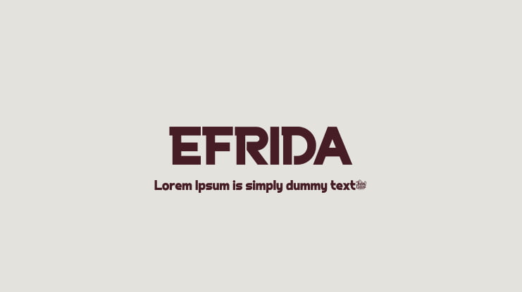 EFRIDA Font Family