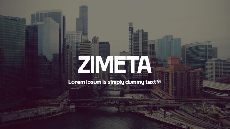 ZIMETA Font Family