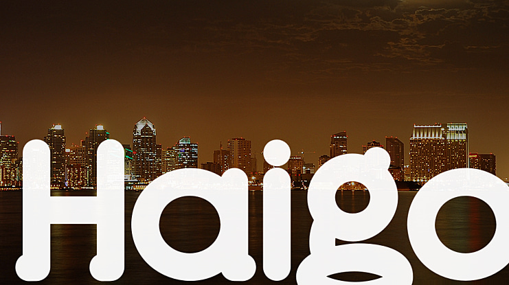 Haigo Font Family