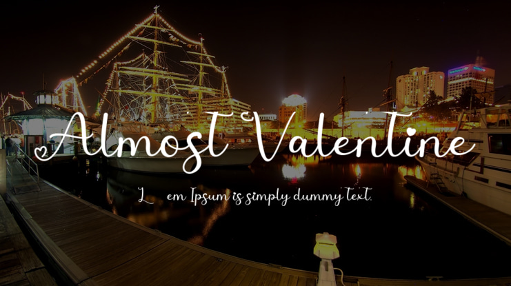 Almost Valentine Font