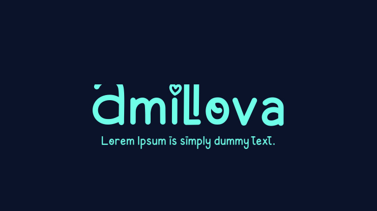 Amillova Font