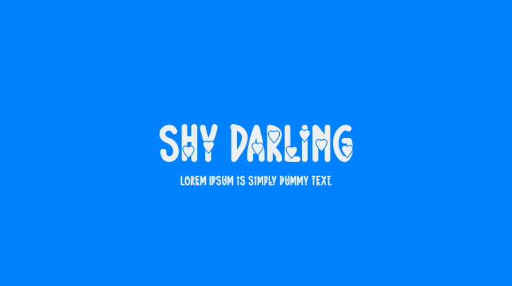 Shy Darling Font