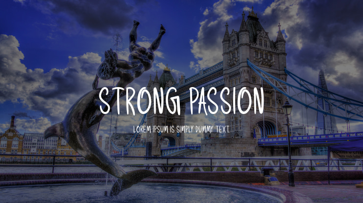 Strong Passion Font