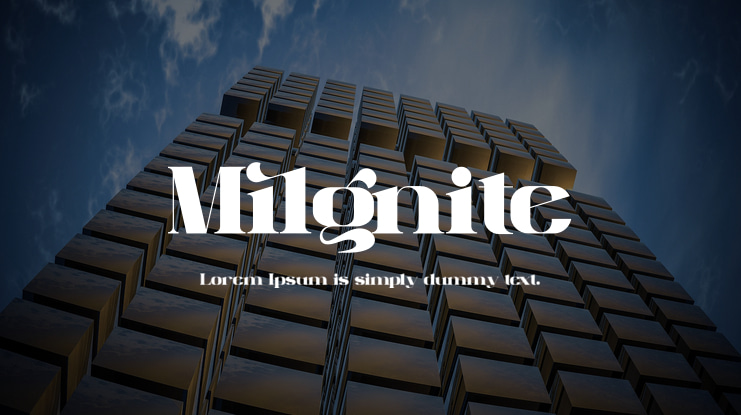 Milgnite Font