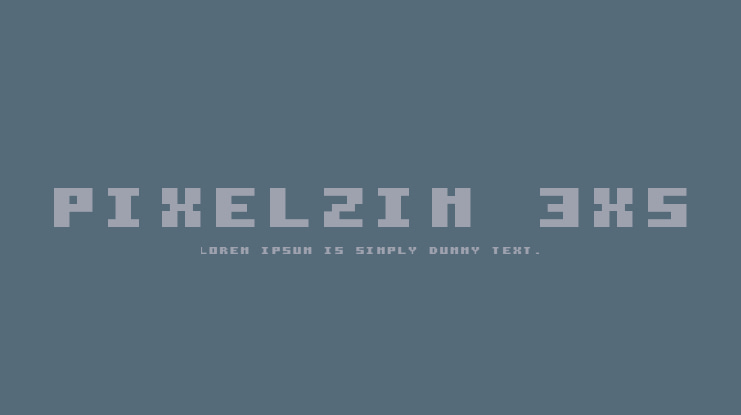 Pixelzim 3x5 Font Family