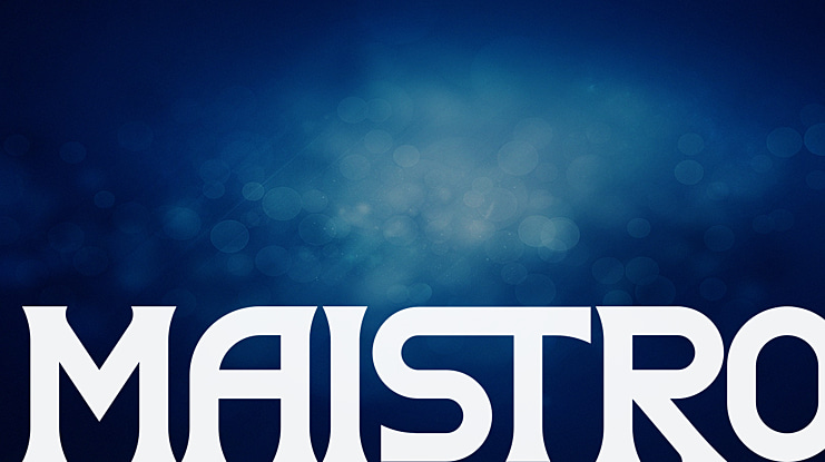 Maistro Font