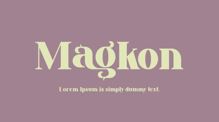 Magkon Font