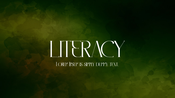 LITERACY Font
