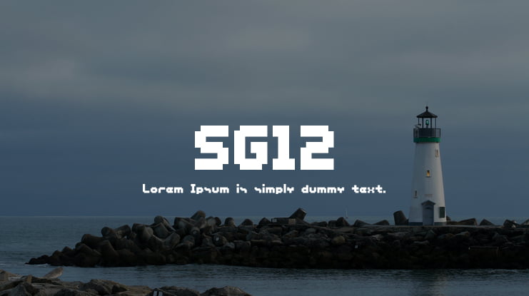 SG12 Font