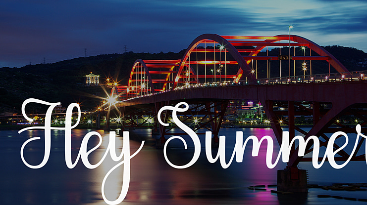Hey Summer Font