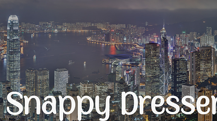 Snappy Dresser Font