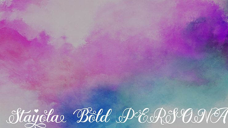 Stayola  PERSONAL USE Font Family