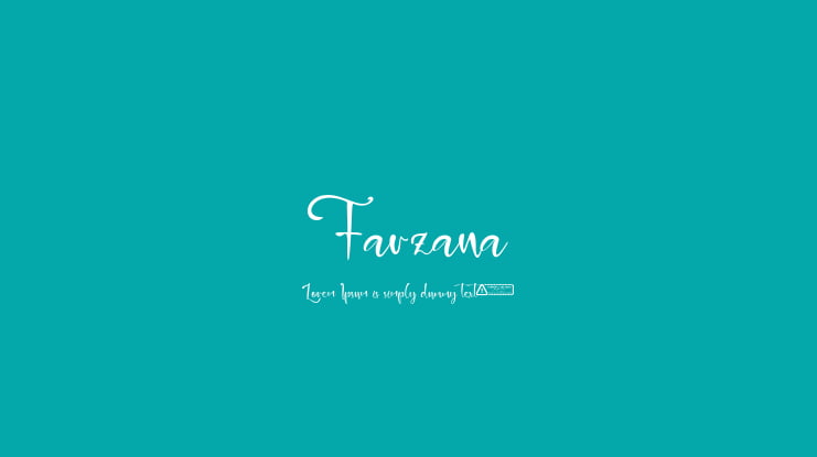 Farzana Font