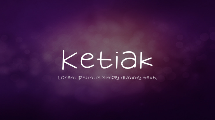 Ketiak Font Family
