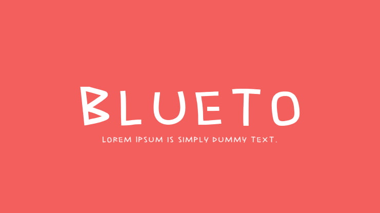 Blueto Font
