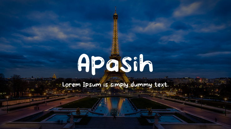 Apasih Font