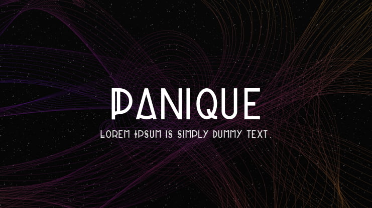 Panique Font