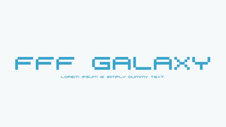 FFF Galaxy Font Family