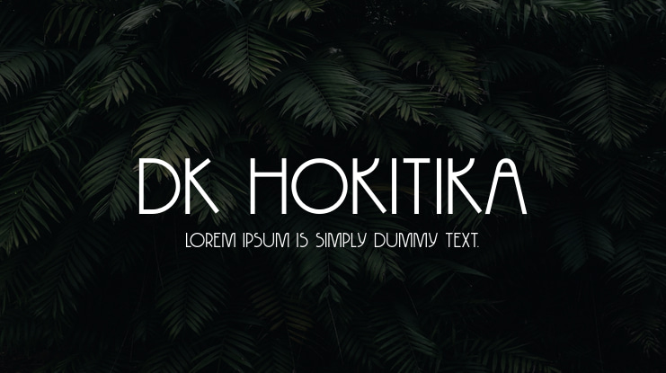 DK Hokitika Font