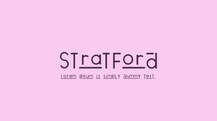 Stratford Font
